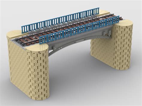 Lego Moc Moderne Eisenbahnbrückemodern Railway Bridge By