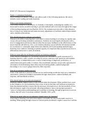 EDUC 671 Discussion Assignments Docx EDUC 671 Discussion Assignments