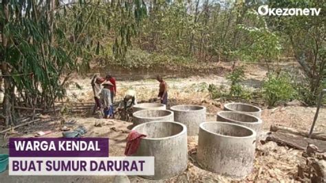 Dampak Kekeringan Warga Kendal Buat Sumur Darurat Untuk Cukupi Air