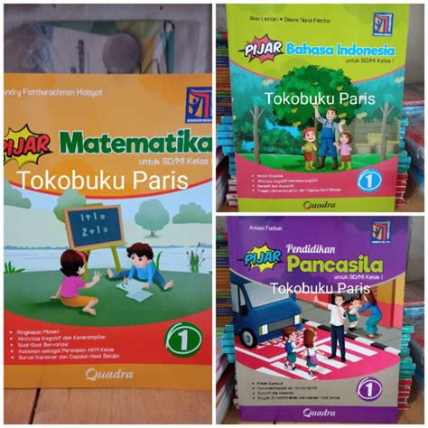 Jual Ori Buku Kerja Pijar Sd Mi Kelas Matematika Bhs Indonesia Pend