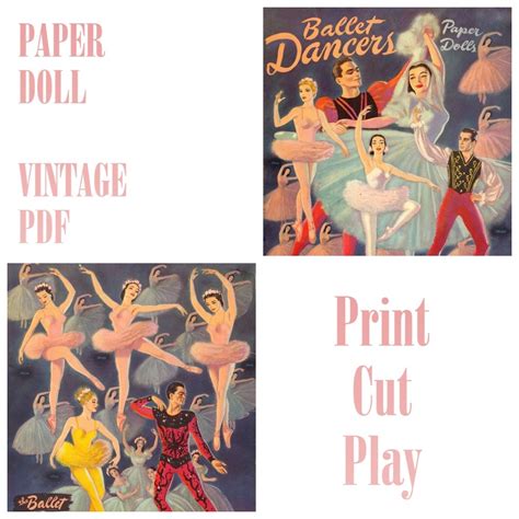 Digital | Vintage Paper Doll | Printable - Print - Cut - Pla - Inspire ...