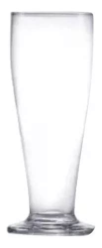 24 Copo Tulipa Cerveja Chopp Acrílico Transparente 300ml Frete grátis