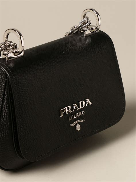 Prada Crossbody Bag In Saffiano Leather Crossbody Bags Prada Women