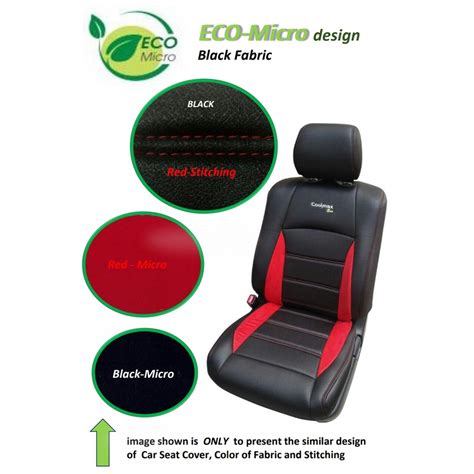 Coolmax Eco Proton Saga Fl Flx Car Seat Cover Full Set Sarung