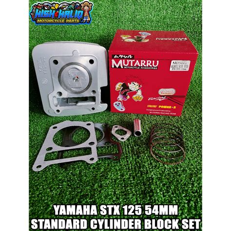 Mutarru Yamaha Stx 125 54mm Standard Cylinder Block Set Shopee