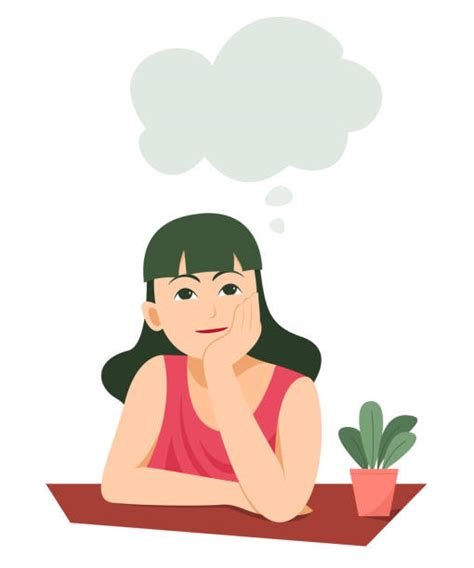 12900 Girl Thinking Stock Illustrations Royalty Free Vector Graphics