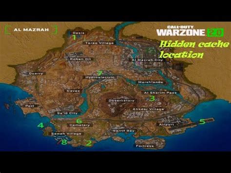 Hidden Cache Locations In Warzone Youtube