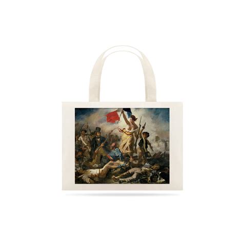 Eco Bag Grande Liberdade Guiando O Povo Eug Ne Delacroix R