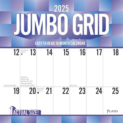 Calendar Grid Etsy