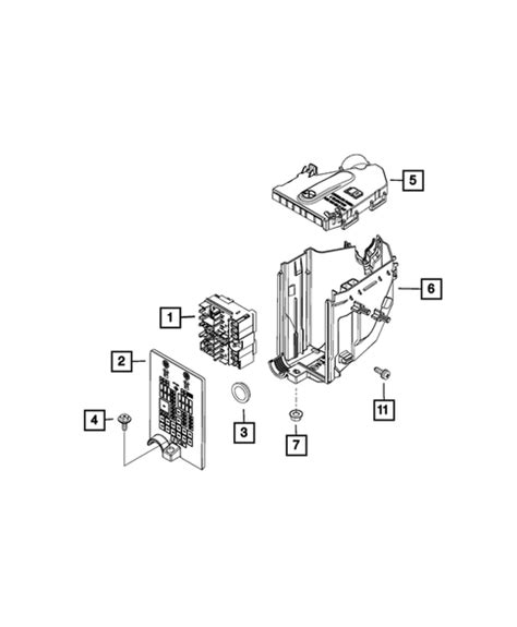 Power Distribution Fuse Block Junction Block Relays And Fuses For 2022 Jeep Renegade Mopar