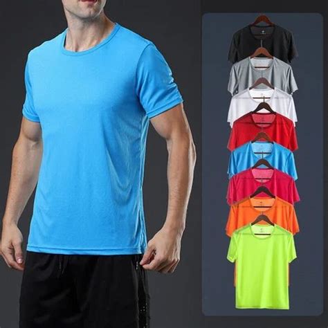 Plain Dryfit Round Neck T Shirts At Rs 75 In New Delhi Id 2852623365273