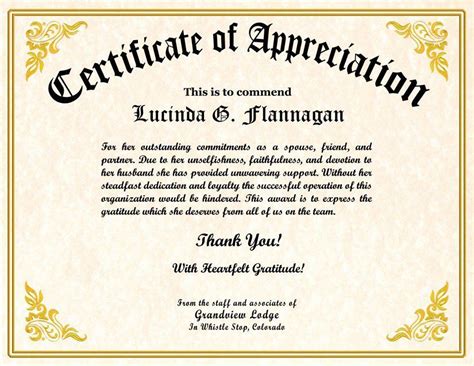 Awesome Army Certificate Of Appreciation Template In Certificate