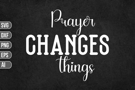 Prayer Changes Things Graphic By Mottakinkha1995 · Creative Fabrica