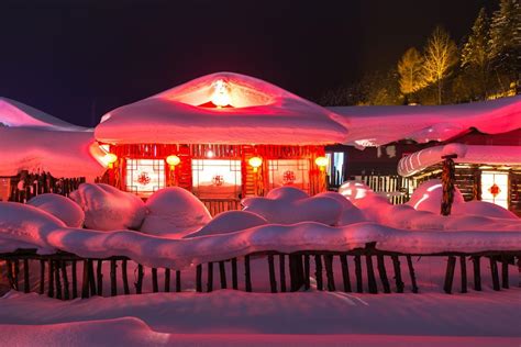 雪乡黑了，东北这些地方还白着呢！