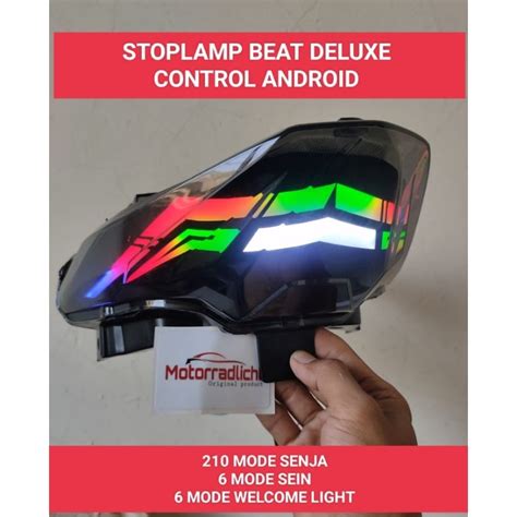 Jual Stoplamp Beat Deluxe Led Street Rgb Android Shopee