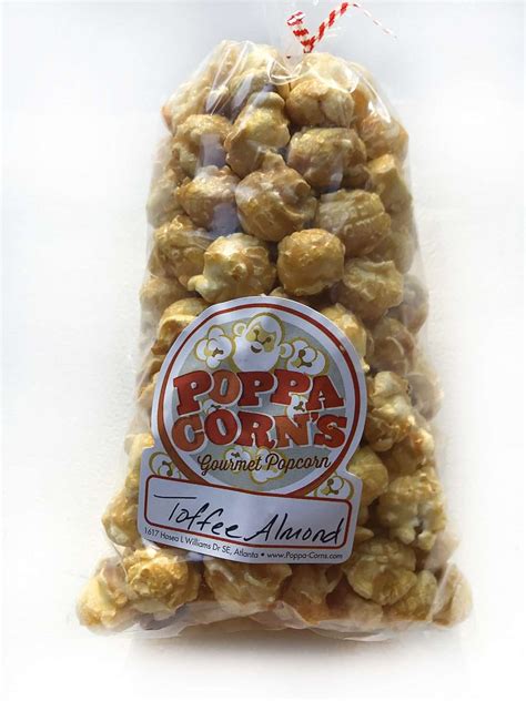 Toffee Almond Popcorn - Poppa Corn's