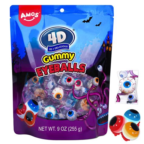 Snapklik.com : Amos Gummy Eyeball Halloween Candy, Eye Candy For Trick