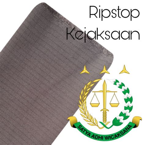 Jual Bahan PDL Kejaksaan Ripstop Cokelat Tua Grosir Shopee Indonesia