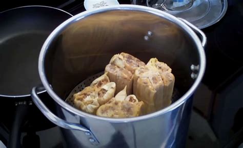 How To Steam Tamales The Right Way Step By Step Mad Backyard