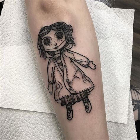 Coraline Tattoo Coralinetattoo Doll Tattoo Coraline Tattoo Tattoos