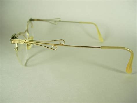 Bausch Lomb Vintage K Gf Semi Rimless Eyeglass Frames Etsy