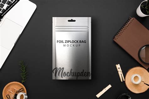 4928 Ziplock Packaging Mockup Free Mockups Template Free PSD Mockups