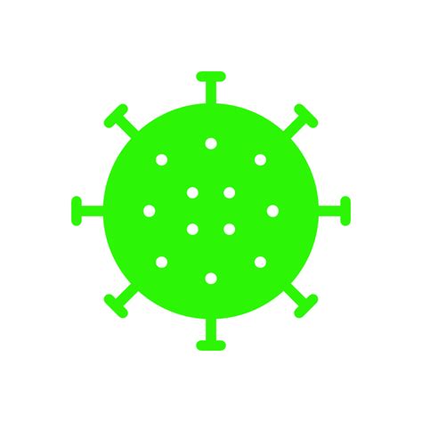 Virus icon with simple and modern design on transparent background ...