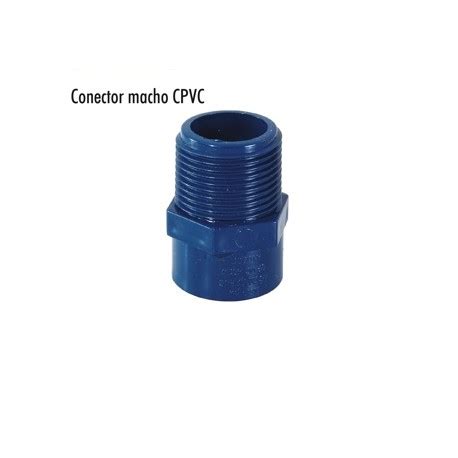 ADAPTADOR MACHO 1 ¼ CPVC AZUL