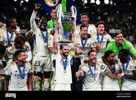 London Uk St June Siegerehrung Real Madrid Eng Borussia