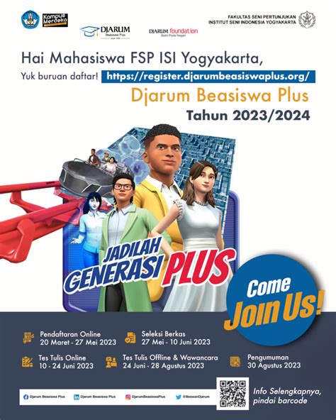 Informasi Program Djarum Beasiswa Plus Untuk Mahasiswa