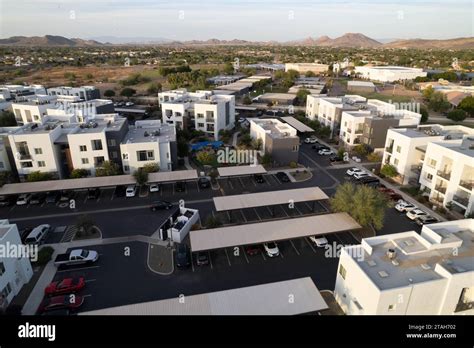 An Aerial View Of A New Apartment Complex In Arrowhead Ranch Glendale