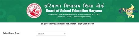 Hbse 12th Result 2024 Out Haryana Board Class 12 Result Link