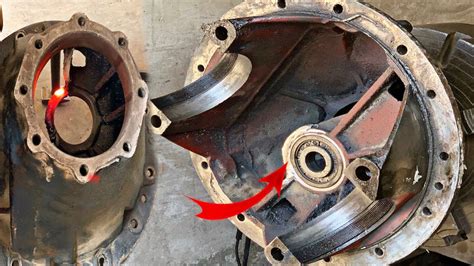 Repairing Of Broken Differential Housing Pinion Bearing Size With