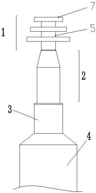 大直径塔式水力脉冲一体成孔钻头装置的制作方法