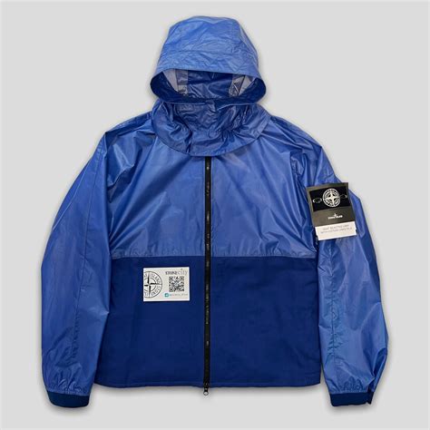 Ветровка Stone Island Heat Reactive Lamy 41599 синяя купить в Москве ...