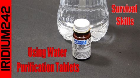 Survival Skills Using Water Purification Tablets