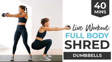 Minute Full Body Shred Strength Conditioning Workout With