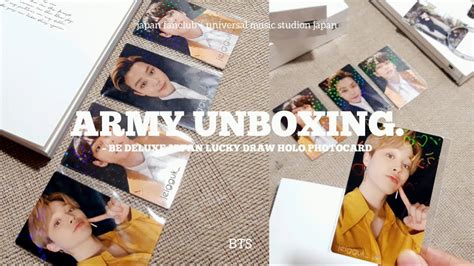 Army Vlog UNBOXING BTS 방탄소년단UNBOXING BE DELUXE ALBUM JAPAN LUCKY