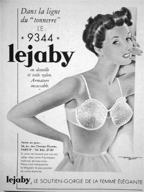 Publicit Lejaby Le Soutien Gorge En Dentelle Dans La Ligne Du