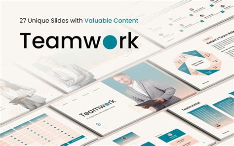 Teamwork Models for PowerPoint #342070 - TemplateMonster