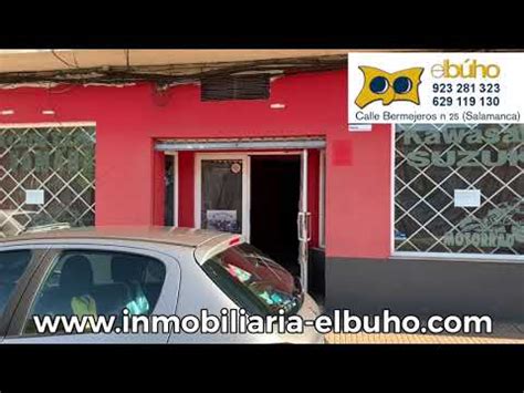 Locales En Venta En Salamanca Inmobiliaria Elbuho YouTube