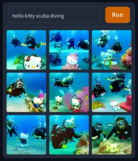 Hello Kitty Scuba Diving Rweirddalle