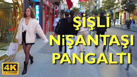 Istanbul Şişli Walking Tour 4k Uhd 50fps Sisli Nisantasi