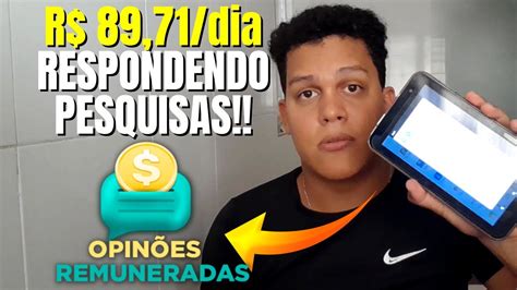 Ganhar Dinheiro Respondendo Pesquisa Remunerada 2023 APP PAGANDO