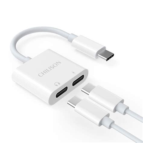 Chilison Usb C Splitter 2 In 1 Usb Type C To Usb C Electronics