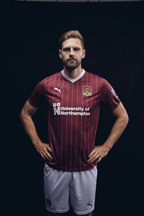 Northampton Town 2023 24 Puma Home Kit Football Shirt Culture