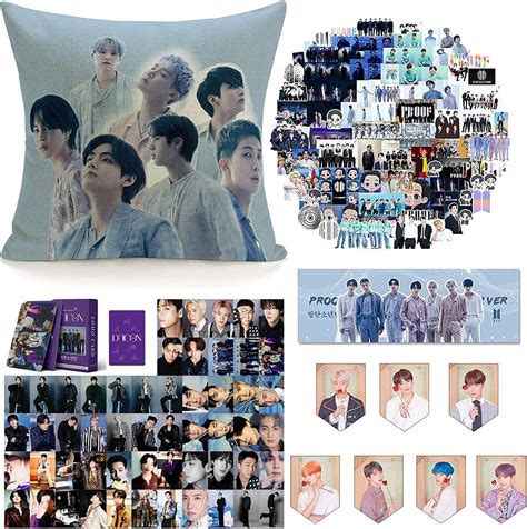 Zppld Kpop Bts Merchandise Bts Gift Set Bts Throw Pillow Case Bts