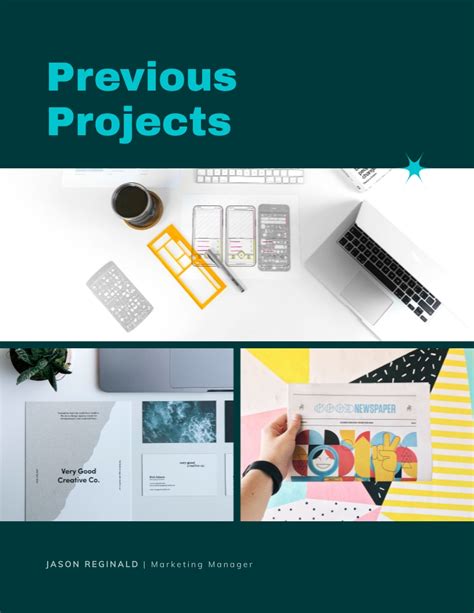 Marketing And Design Portfolio Template Visme