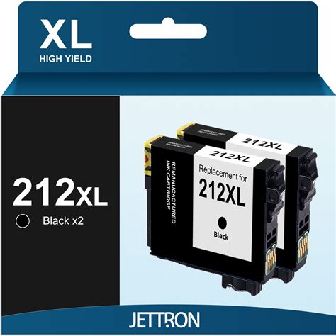 212xl Black Ink Cartridge For Epson 212 212xl T212 Ink Cartridge Black For Epson Workforce Wf