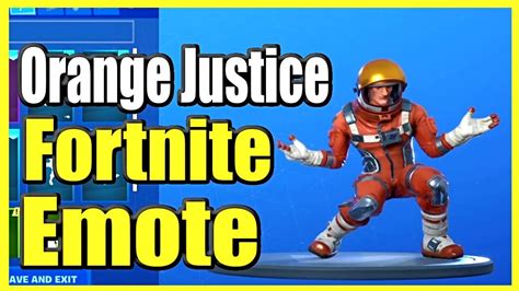 How To Do The FORTNITE Orange Justice Emote Dance Easy Method YouTube